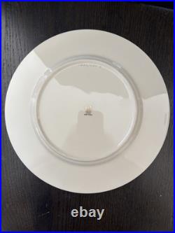 Lenox 10.5-inch Plate Celadon Rim with Raised Gold Signed 1830/L37 set of 4