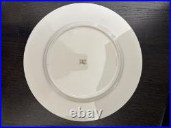 Lenox 10.5-inch Plate Celadon Rim with Raised Gold Signed 1830/L37 set of 4