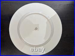 Lenox 10.5-inch Plate Celadon Rim with Raised Gold Signed 1830/L37 set of 4