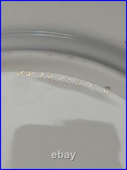 Lenox 10.5-inch Plate Celadon Rim with Raised Gold Signed 1830/L37 set of 4