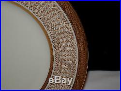 Lenox 1830 / M91 Wide Gold Encrusted Dinner Plate 10 3/8d Scrolls Columns 1915