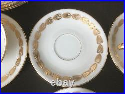 Lenox Antoinette 62 Piece Service Dinner Salad Bread Plates Cup Saucers Gold M35