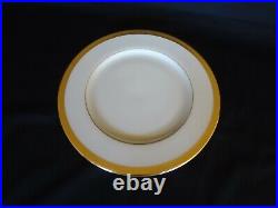 Lenox China Lowell Set of 4 Dinner Plates Gold Back Stamp