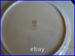 Lenox China Lowell Set of 4 Dinner Plates Gold Back Stamp