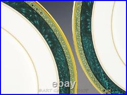 Lenox Classics Collection CLASSIC EDITION GREEN GOLD 10-7/8 DINNER PLATES Set 4
