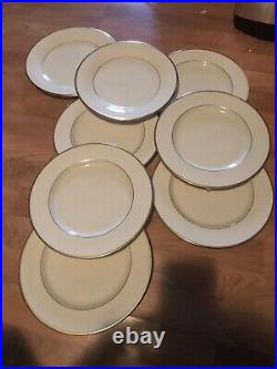 Lenox Eternal Gold Dinner Plates Set Of Eight