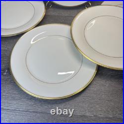 Lenox Eternal Ivory Gold Trim Dinner Plates 10.75 USAset Of 5