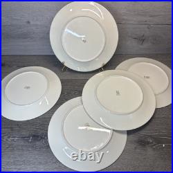 Lenox Eternal Ivory Gold Trim Dinner Plates 10.75 USAset Of 5