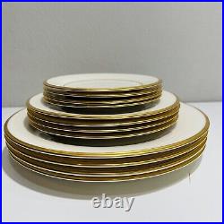 Lenox Eternal dinner plates dessert plates saucers 12 pieces dinnerware