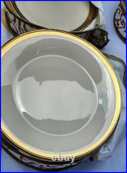 Lenox GOLD TRIM China ARISTOCRAT 5 piece place setting (see descor details)