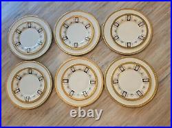 Lenox Haverford Hall Dinner & Salad Plates, Set/6, Pristine Condition Lenox Haverford Hall Dinner & Salad Plates, Set/6, Pristine Condition