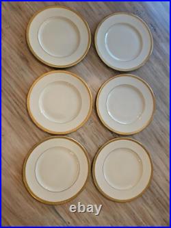 Lenox Haverford Hall Dinner & Salad Plates, Set/6, Pristine Condition Lenox Haverford Hall Dinner & Salad Plates, Set/6, Pristine Condition