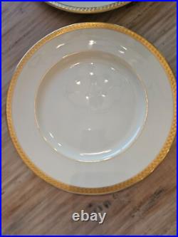 Lenox Haverford Hall Dinner & Salad Plates, Set/6, Pristine Condition Lenox Haverford Hall Dinner & Salad Plates, Set/6, Pristine Condition