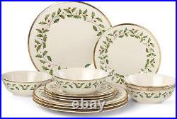 Lenox Holiday 12-Piece Plate & Bowl Set