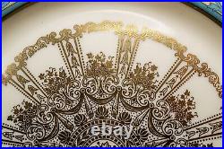 Lenox K396 Dinner Plates Autumn Variant Ovington's Gold Center 10 3/8-Set of 11