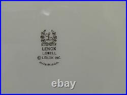 Lenox Lowell Dinner Plates / Set of 4 / Excellent