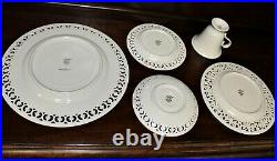 Lenox MODANO LACE GOLD 5 Piece Place Setting Reticulated Piercing Fine China