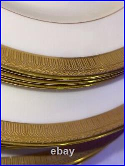 Lenox Marshall Field & Co. Countess design Plates. Set Of 20 Gold Rim