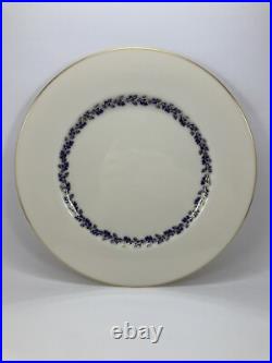 Lenox Shenandoah Blue Dinner Plates 10 3/8 Set of 8 Oak Leaves, Gold Trim Lenox Shenandoah Blue Dinner Plates 10 3/8 Set of 8 Oak Leaves, Gold Trim
