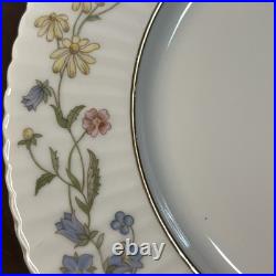 Lenox Spring Bouquet Dinner Plates Set of 8 USA Fine China Floral Gold 10 7/8 Lenox Spring Bouquet Dinner Plates Set of 8 USA Fine China Floral Gold 10 7/8
