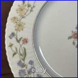 Lenox Spring Bouquet Dinner Plates Set of 8 USA Fine China Floral Gold 10 7/8 Lenox Spring Bouquet Dinner Plates Set of 8 USA Fine China Floral Gold 10 7/8