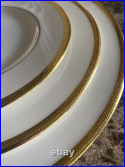 Lenox Vintage Tuxedo Gold Four Place Settings / 19 Pcs