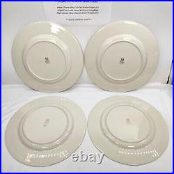 Lenox WESTCHESTER Dinner Plate Wide Gold Rim 10 1/2. Set Of 4 Pieces