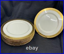Lenox Westchester 10.5 Dinner Plate Fine Bone China with 24K Gold in the Rims