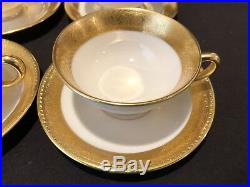 Lenox Westchester 40 Piece 8 Place Settings Dinner Salad Bread Plate Cup Gold