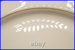 Lenox Westchester Dinner Plates Gold Encrusted- Set of 8 10 5/8-FREE USA SHIP