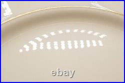 Lenox Westchester Dinner Plates Gold Encrusted- Set of 8 10 5/8-FREE USA SHIP