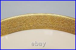 Lenox Westchester Dinner Plates Gold Encrusted- Set of 8 10 5/8-FREE USA SHIP