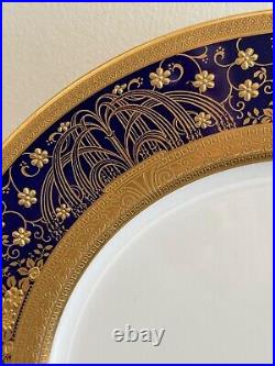 Lenox c1926 Cobalt & Gold Encrusted Dinner Plate Pattern 1830/A. 395. B