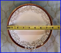 Lot STETSON 22 Kt Gold 8 Dinner Plates and 8 Bowls