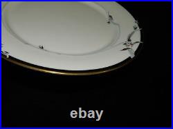 Lot of 14 Gorham MANHATTAN 24K Gold Black Dinner Plates Mint Condition