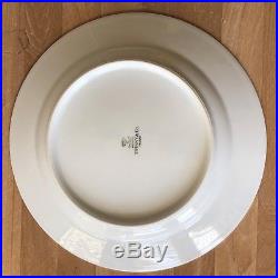 Lovely Set of 8 Tiffany & Co Limoges Gold Band D'Or Dinner Plates