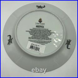 Lynn Chase EXOTICA Porcelain Gold-Trimmed Salad or Dessert Plate 1998