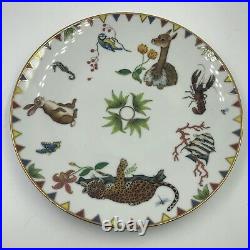 Lynn Chase HARMONY Porcelain Gold-Trimmed Salad or Dessert Plate 1998