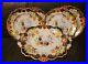 Masons-Ironstone-China-5-Pc-Gold-Encrusted-Imari-Dinner-Plates-Platter-Rare-HTF-01-owk