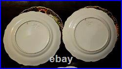 Masons Ironstone China 5 Pc Gold Encrusted Imari Dinner Plates Platter Rare HTF