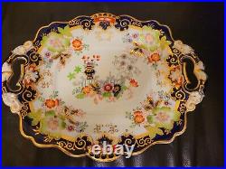 Masons Ironstone China 5 Pc Gold Encrusted Imari Dinner Plates Platter Rare HTF