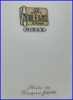 Meito Norleans Midas Gold Wheat Occupied Japan service for 10 80 pieces