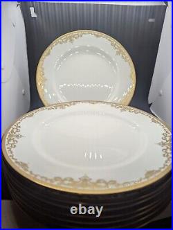 Mikasa Bone China Dinner Plate Golden Dynasty Set of 8 10.5