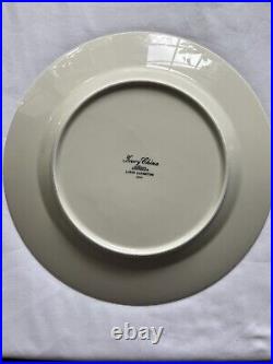 Mikasa Ivory China-Lexington-L2808-10 3/4 Dinner Plates with gold rim set of 6