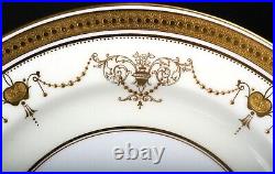 Minton, England NeoClassical Style Gold Encrusted Plate