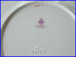 Minton English Bone China Gold Encrusted Dinner Plates 10 1/4 Set 11