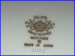 Noritake #175 Gold Bulb Japan Set of 6 Dinner Plates 10 7/8