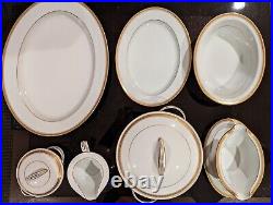 Noritake China Richmond Gold Rim Dinner Set 6124 91 Pieces