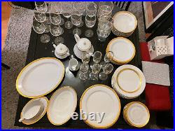 Noritake Dinner And Tea Service Set Signature Gold Bone China Stamped 4276