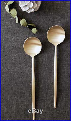 NotdamKorean Handmade Brassware Bangjja Yugi Dinner Spoon 2P/Yoons Kitchen